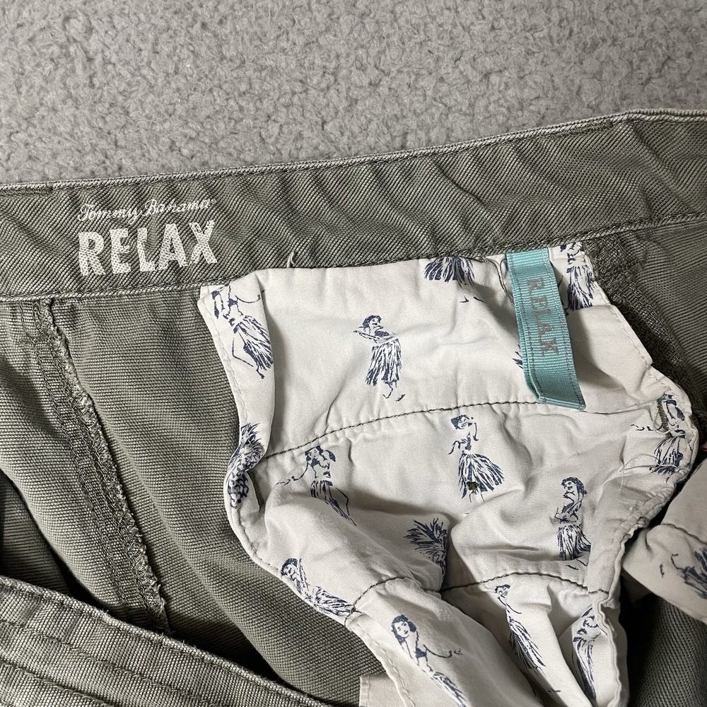 Tommy Bahama Men's Size 40 Sage Green Cargo Shorts Tencel Cotton Blend Relax - Picture 3 of 8